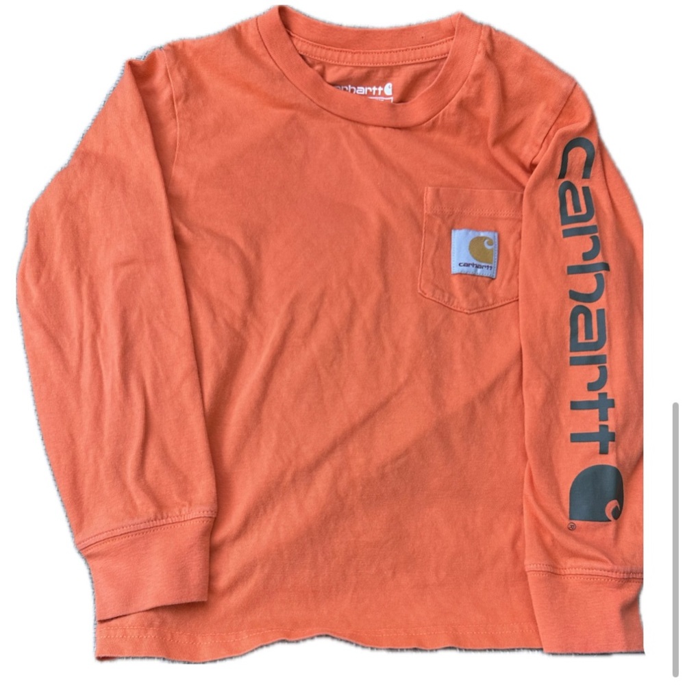 Carhartt Kids Orange Long Sleeve Tee